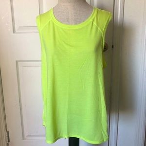 Neon Yellow Athletic Top